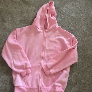 SHEIN Light Pink Hoodie for Women
